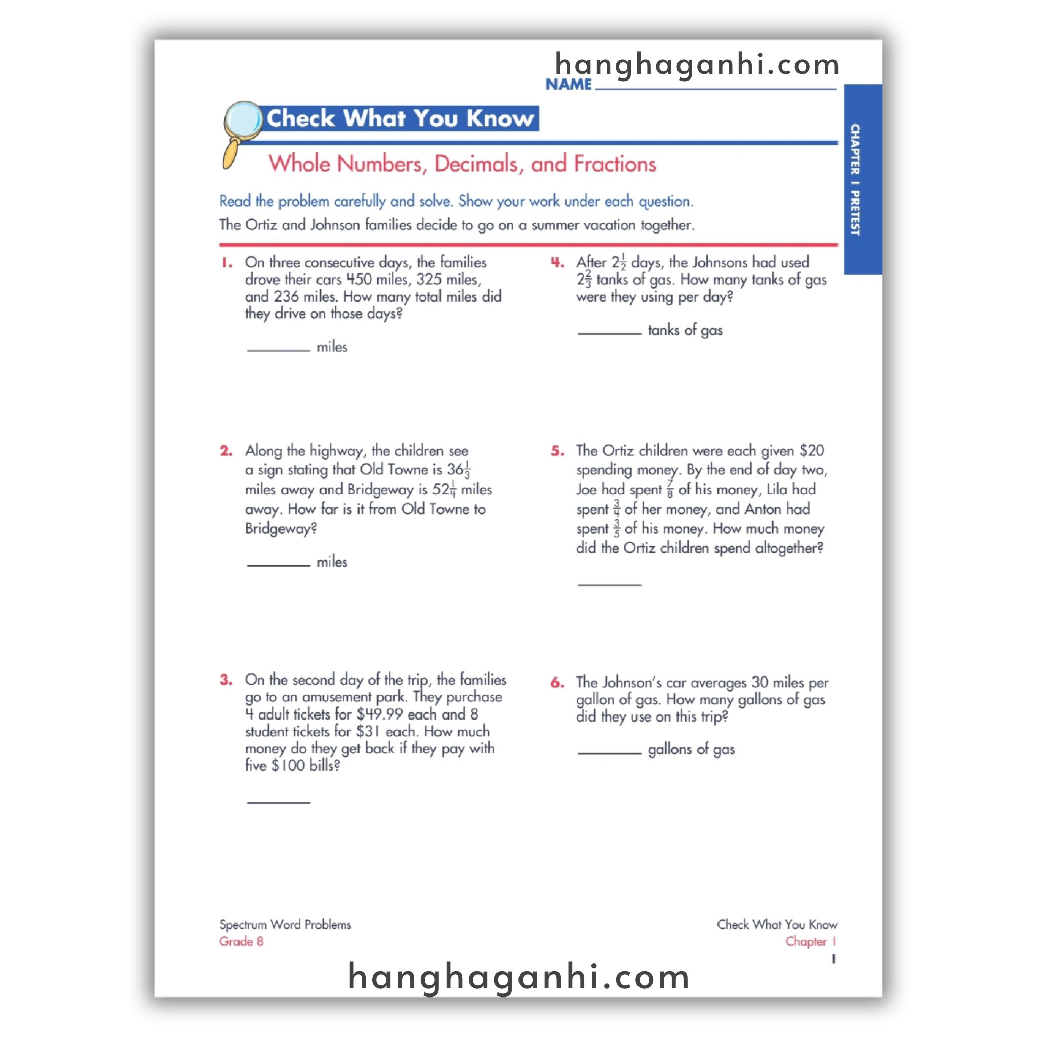Sách Spectrum Word Problems Workbook Grade 8_thumbnail_3