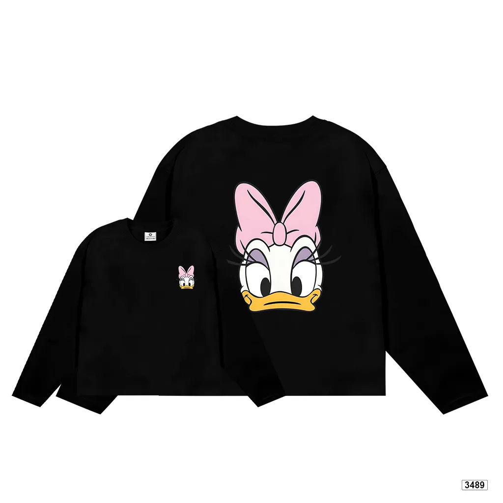 Áo thun boxy nữ tay dài Vịt donalid Miucho 3489_thumbnail_8