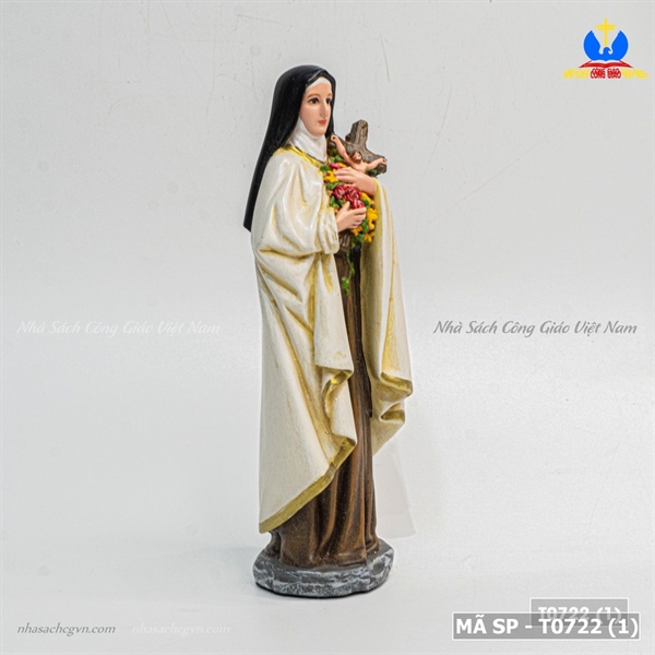 Tượng Thánh Teresa HĐGS 15cm vẽ tay Beconi_thumbnail_1