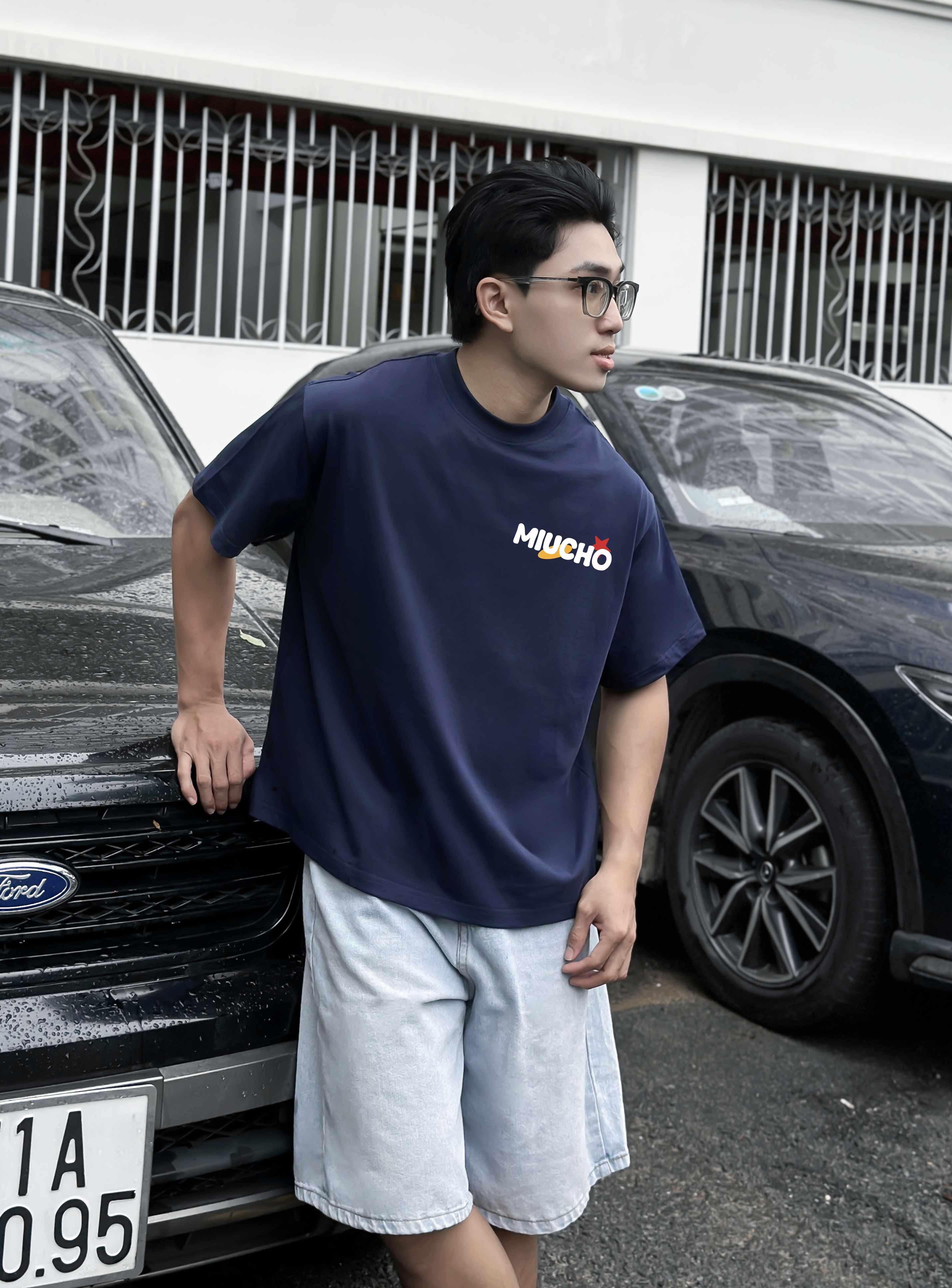 Áo phông local brand form boxy 2170 Miucho Club vải cotton 2c 250gsm cổ tròn đứng form in mix_thumbnail_4