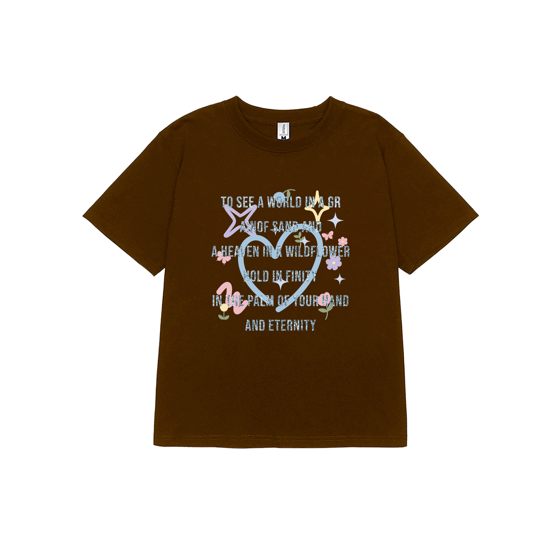 Áo Thun baby tee trái tim form ôm ABD1347 Miucho vải cotton co giãn in mix_thumbnail_12