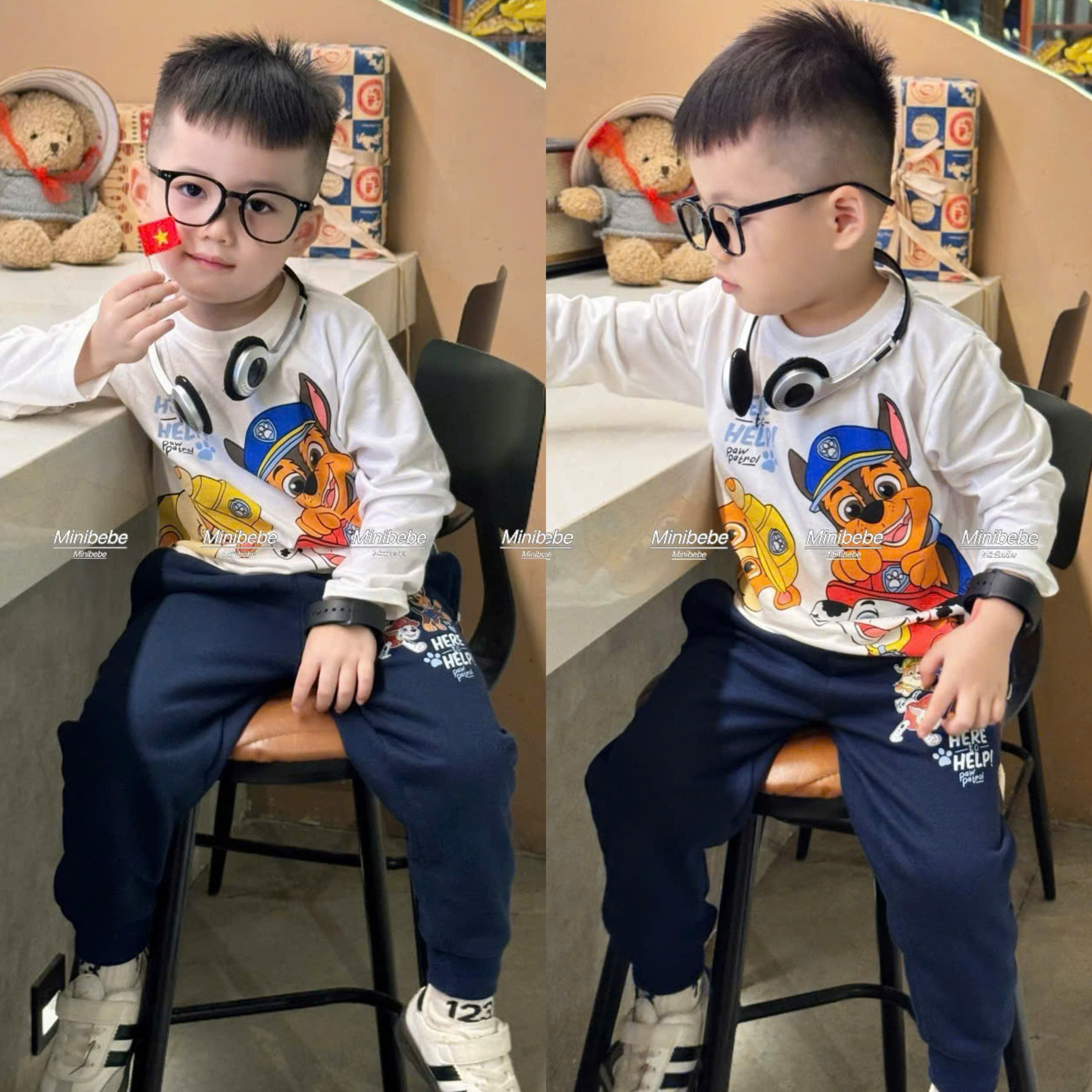 M99 BỘ DÀI TAY CHÓ CỨU HỘ HERE TO HELP- A210.351