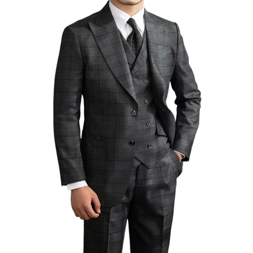 Oxford Glen Check Suit (3-Piece)