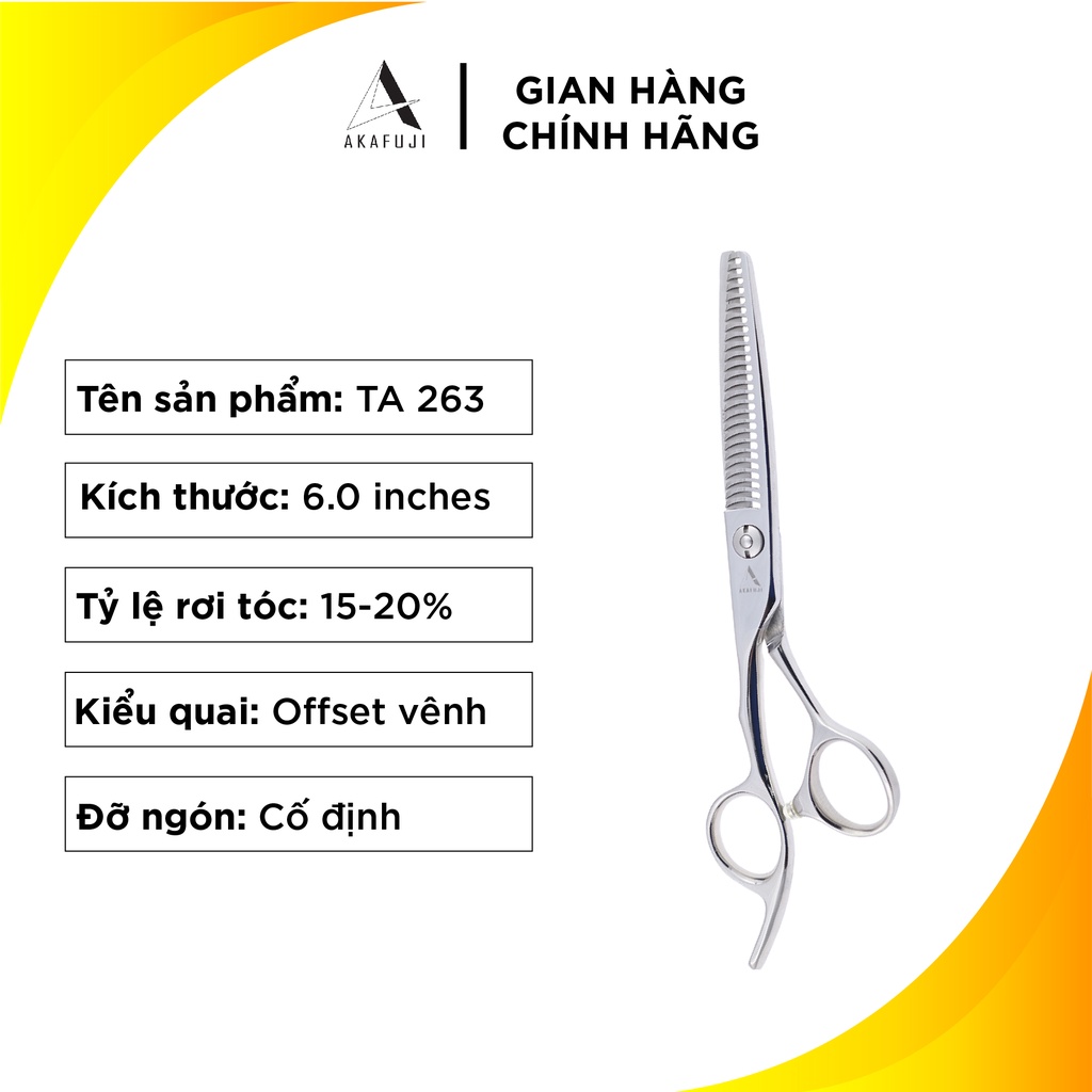 Kéo tỉa tóc tay trái VIKO AKAFUJI LAT263 - bảo hành 1 năm_thumbnail_7