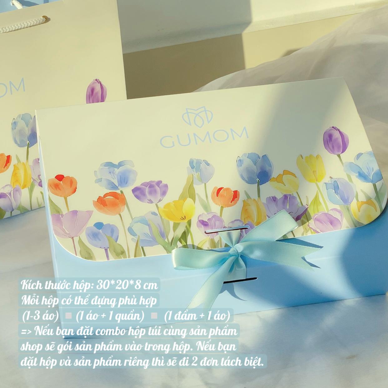 Set hộp túi đựng quà tặng Gumom - Set tặng quà sinh nhật mẹ Tặng quà cô giáo, set đựng quà tặng lễ, tặng quà 8/3, tặng quà 20/10_thumbnail_7