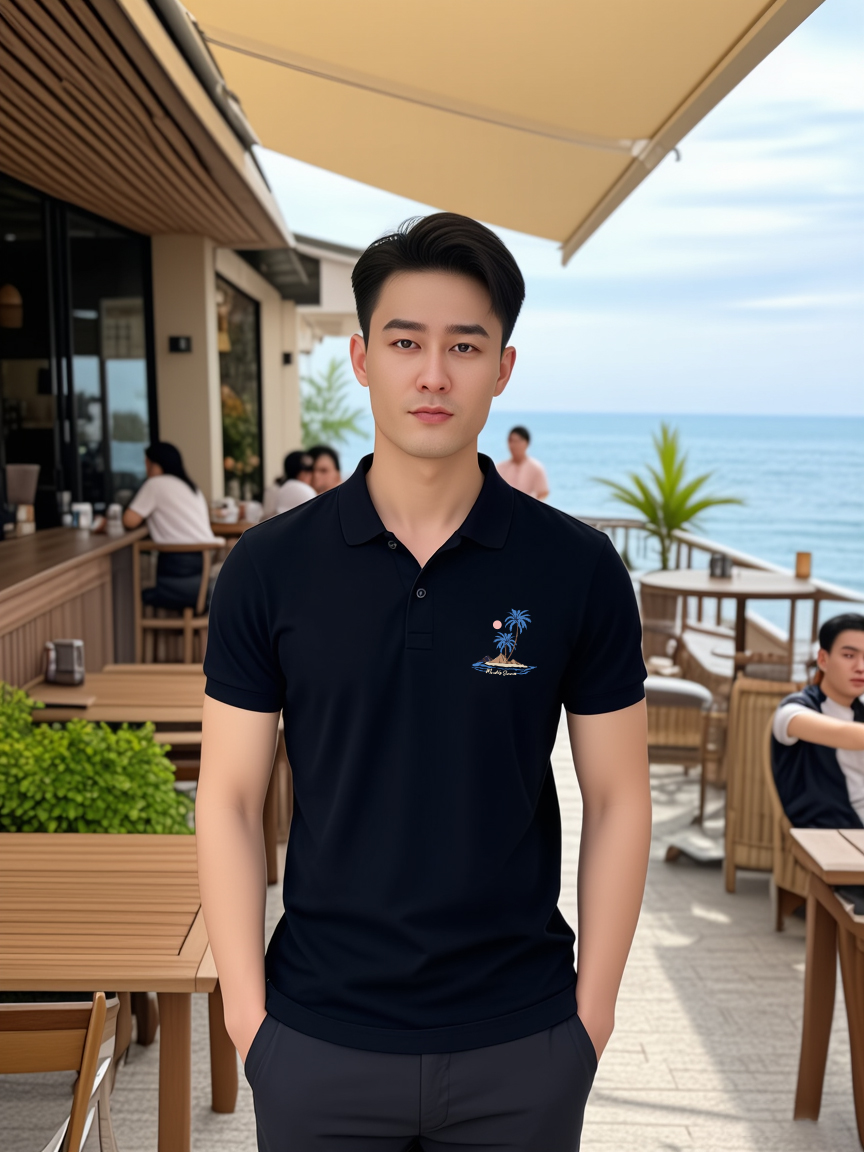 Áo polo nam big size form vừa 2185 Miucho Iconic vải cá sấu polyester co giãn thoáng mát in mix_thumbnail_2