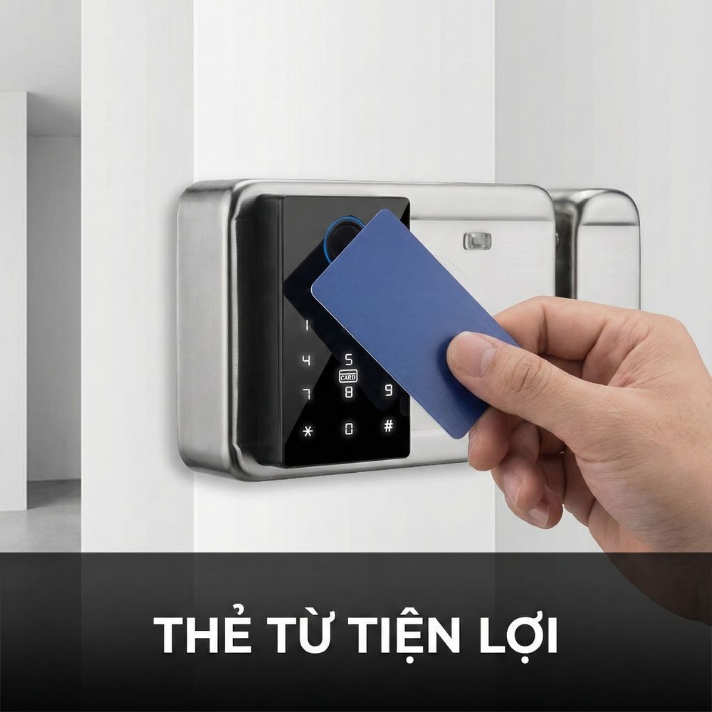 Khóa Cổng Vân Tay Kachi MK46 Cho Cổng Sắt Ngoài Trời (App Tuya) – Giải Pháp An Ninh 