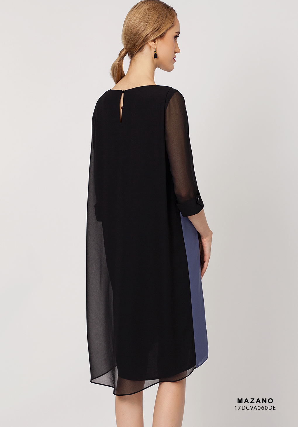 Váy đen phối xám sườn_thumbnail_2