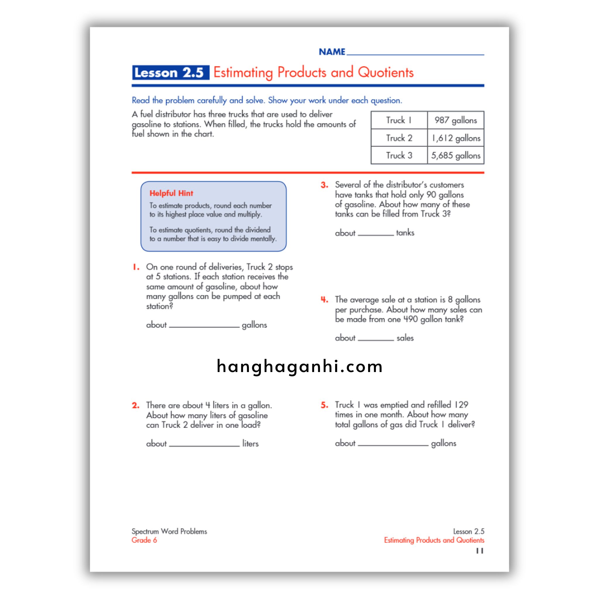 Sách Spectrum Word Problems Workbook Grade 6_thumbnail_14