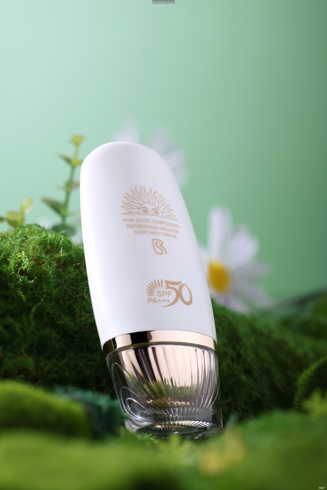 R567 Kem Chống Nắng ROVANCHY SPF90+ PA++++ - Dưỡng Ẩm, Kiềm Dầu, Chống Nước, Bảo Vệ Da Hoàn Hảo (30g)_thumbnail_6