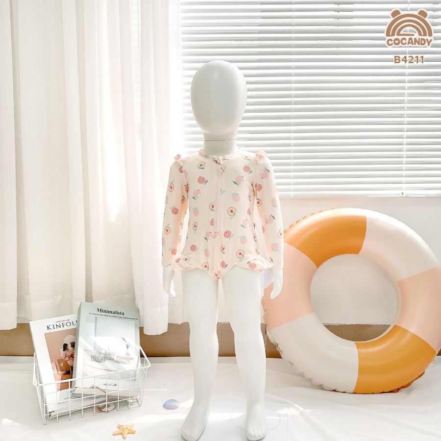 Bộ bơi dài BE suit chip họa tiết quả đào_thumbnail_1