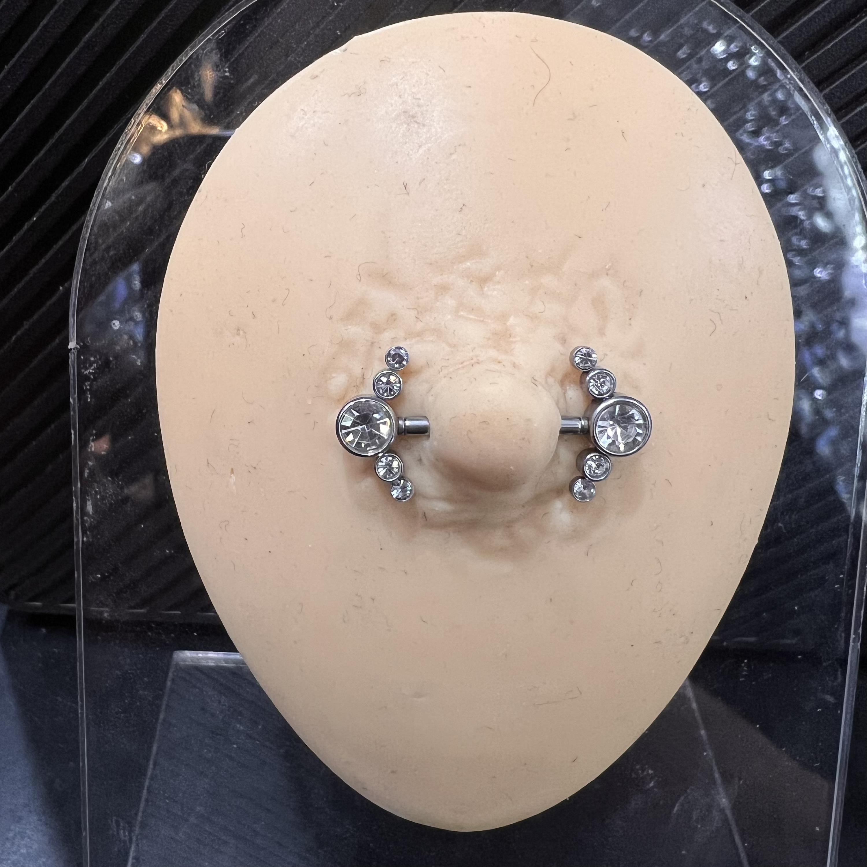 Khuyên Ti năm kim cương dán trắng dải dài._thumbnail_3