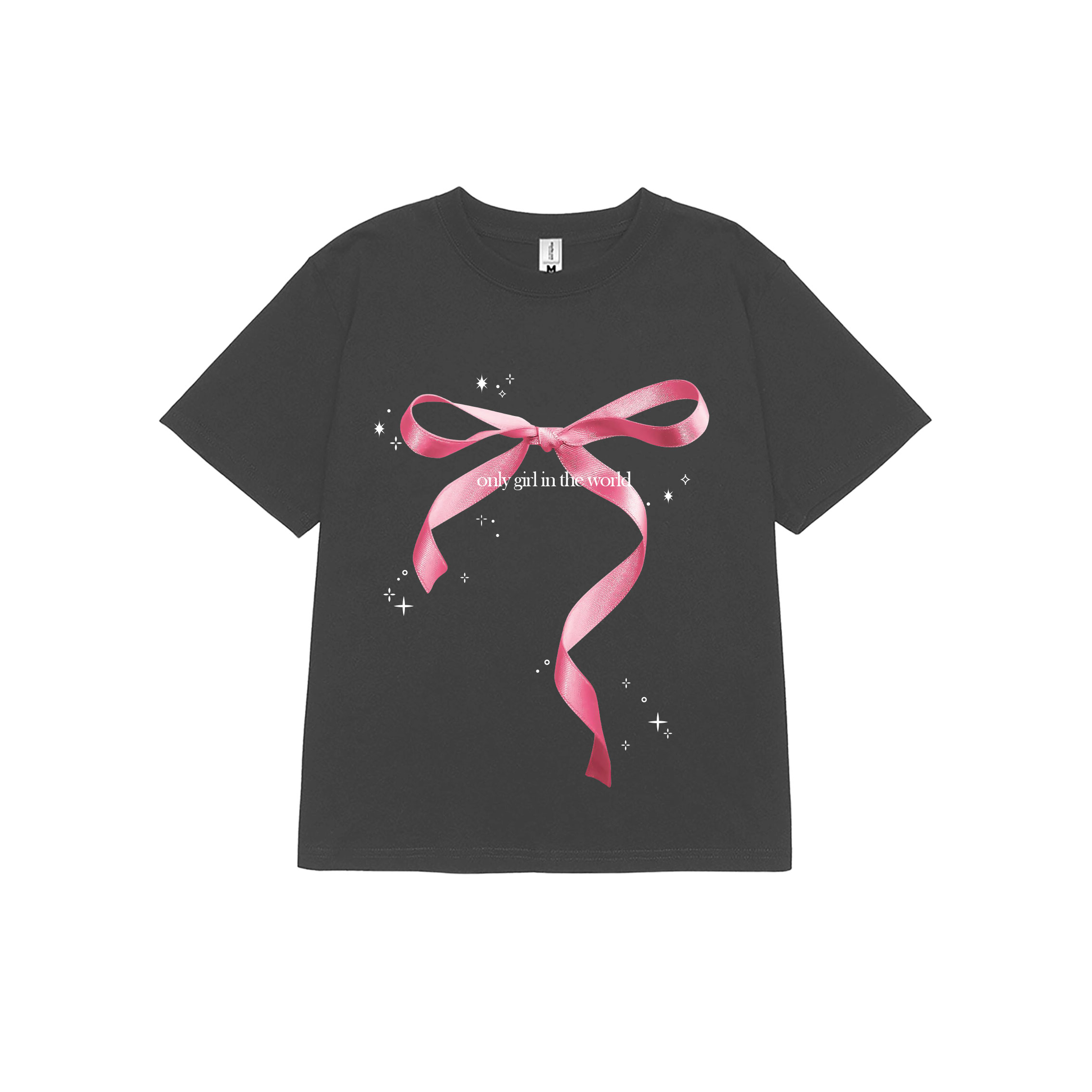 Áo thun baby tee hình nơ form ôm xinh xắn ABD849 Miucho tay ngắn vải Cotton Cổ tròn hotrend in basic_thumbnail_11