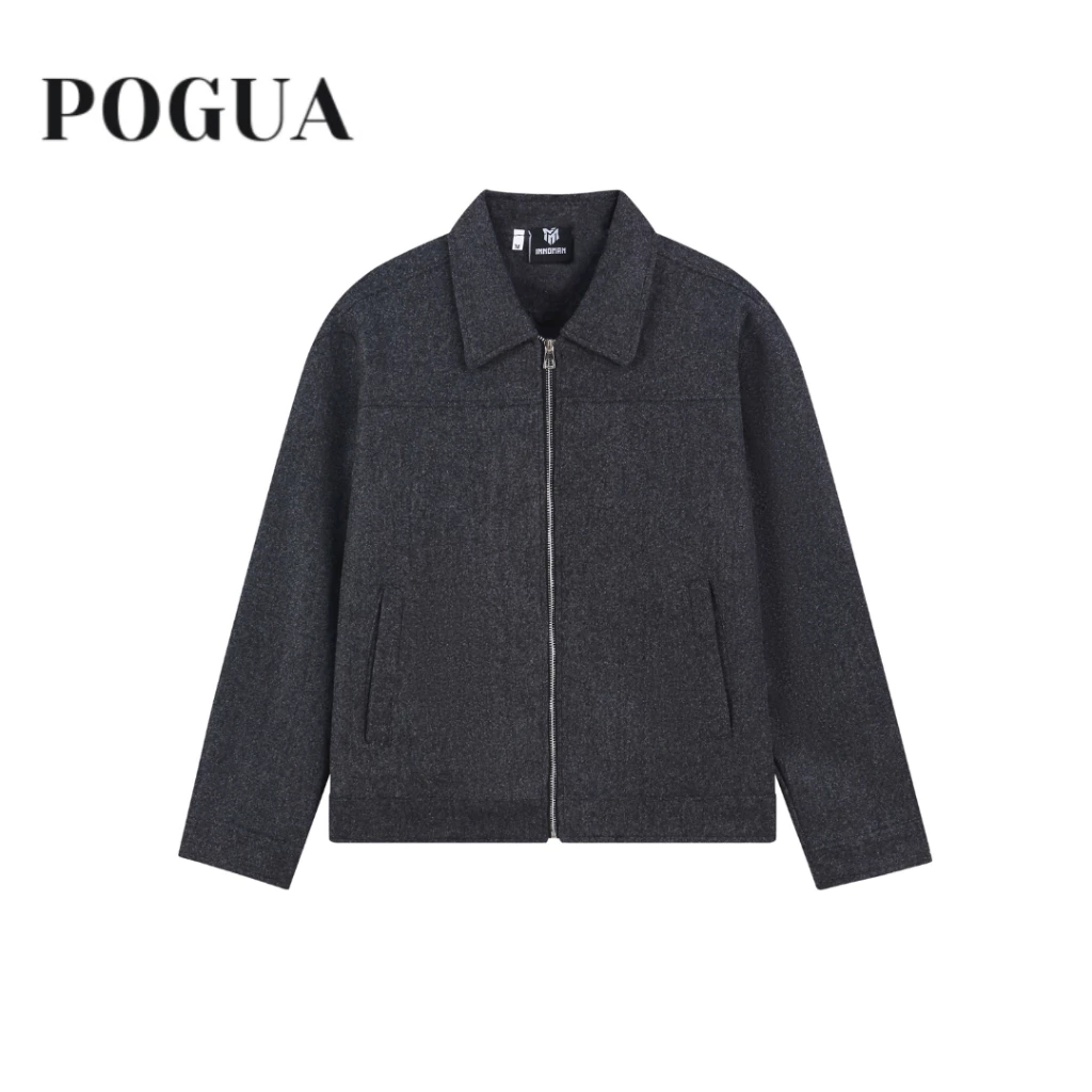 Áo Khoác Dạ Ep Nam Chất Liệu Dạ Ép Khóa ZIP Cao Cấp Jacket_thumbnail_4