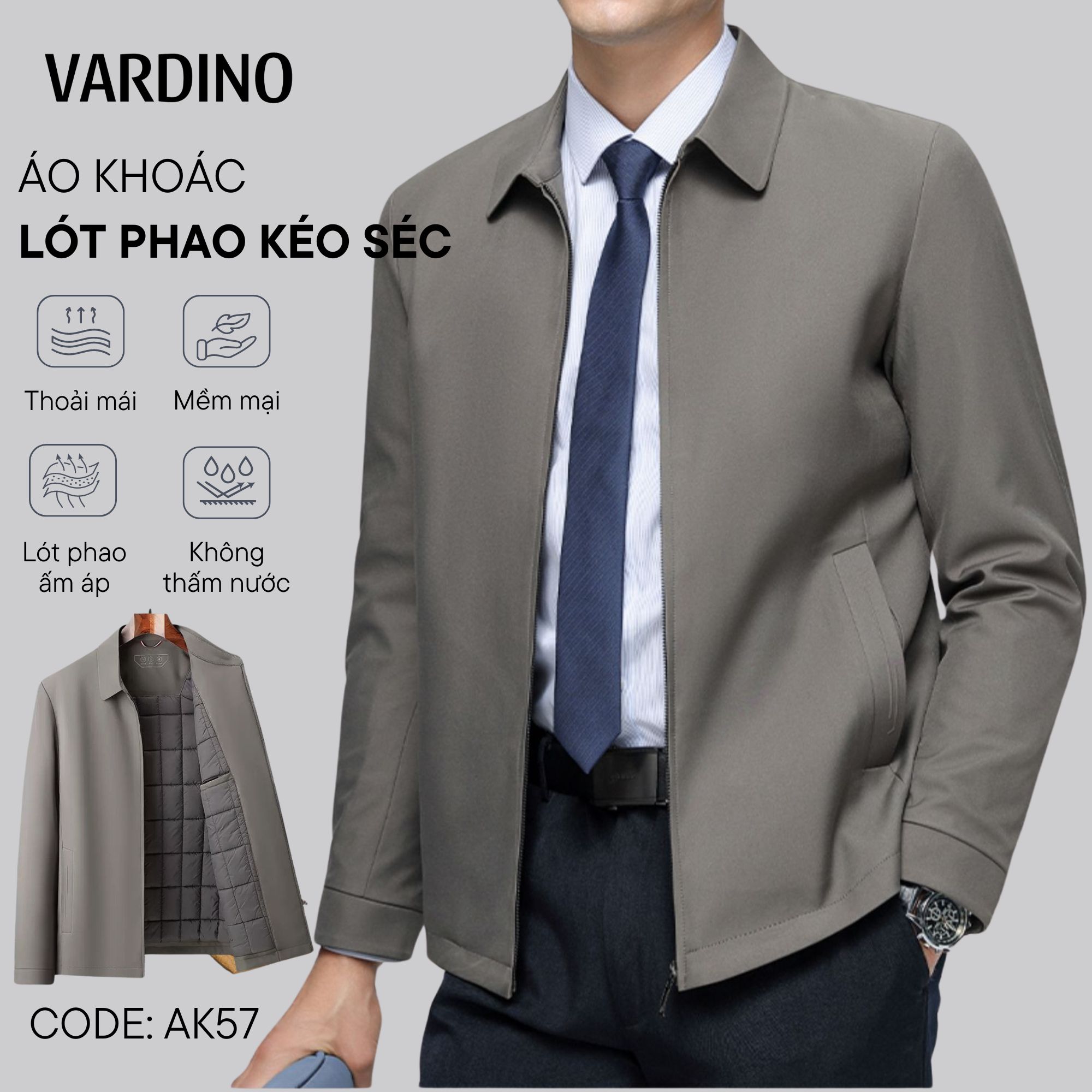 Áo khoác chần bông Vardino AK57_thumbnail_1