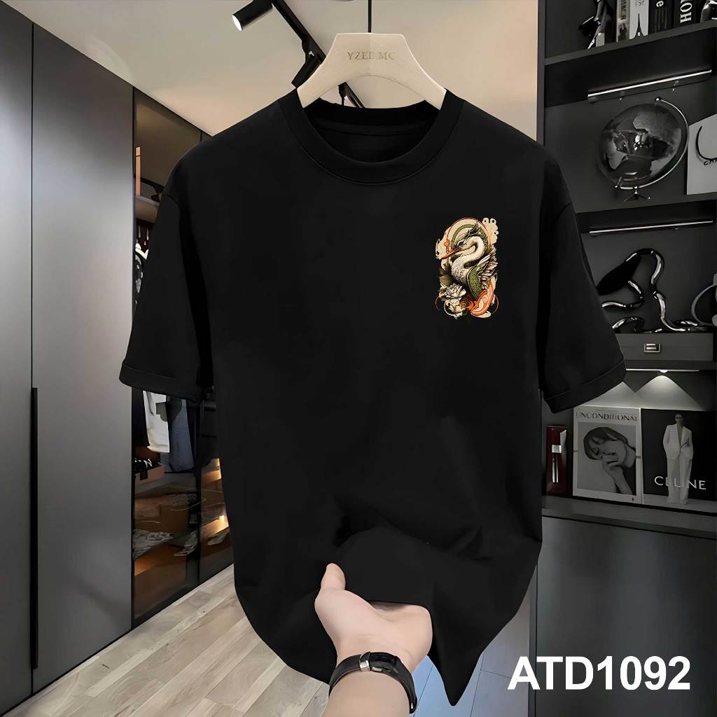 Áo phông form rộng nam local brand đủ size ATD1092 Miucho Iconic tay ngắn cổ tròn in artwork_thumbnail_6