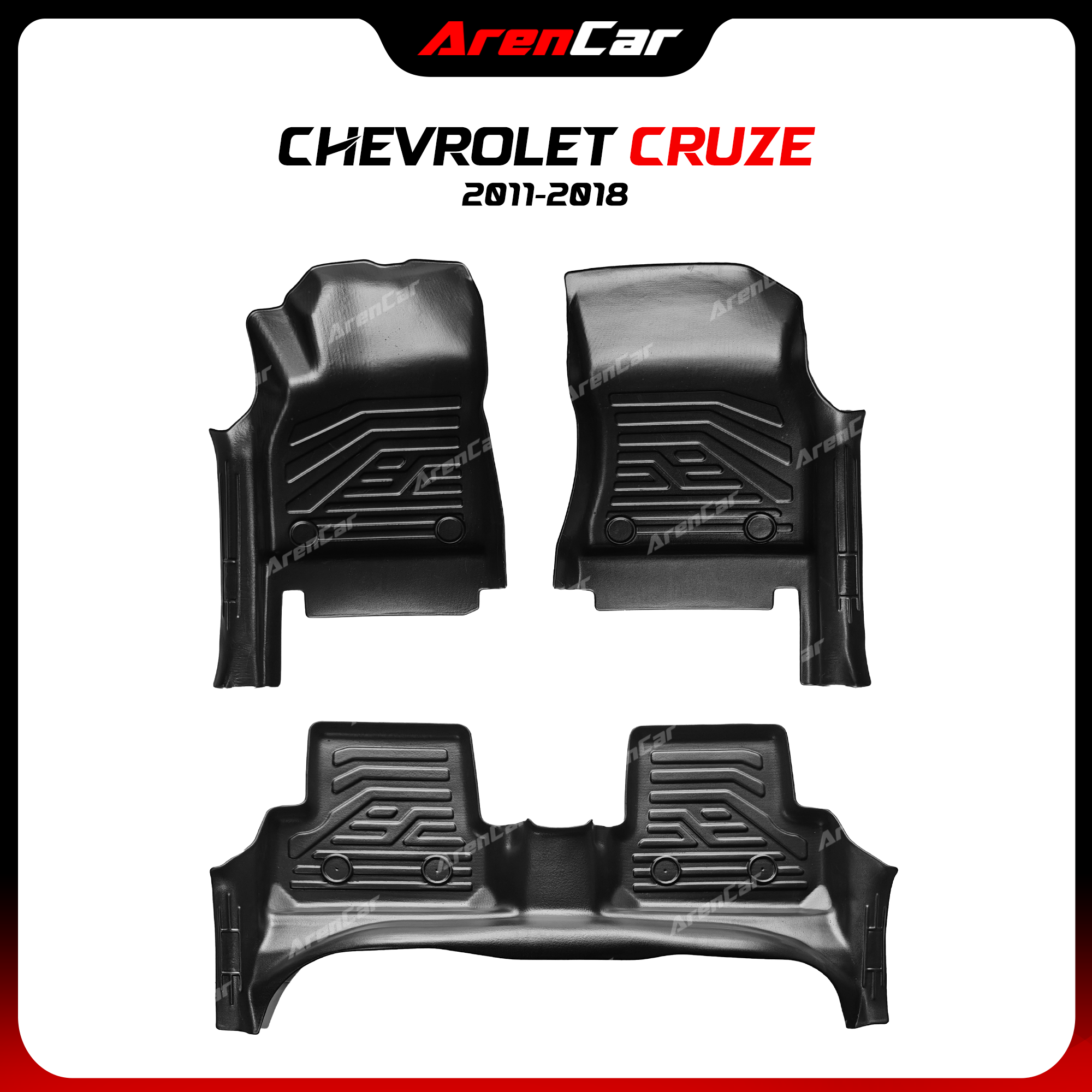 Thảm Lót Sàn Ô Tô Nhựa Đúc TPE Chevrolet Cruze