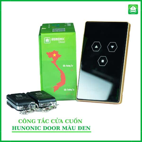 Công Tắc Cửa Cuốn  Hunonic Door màu đen