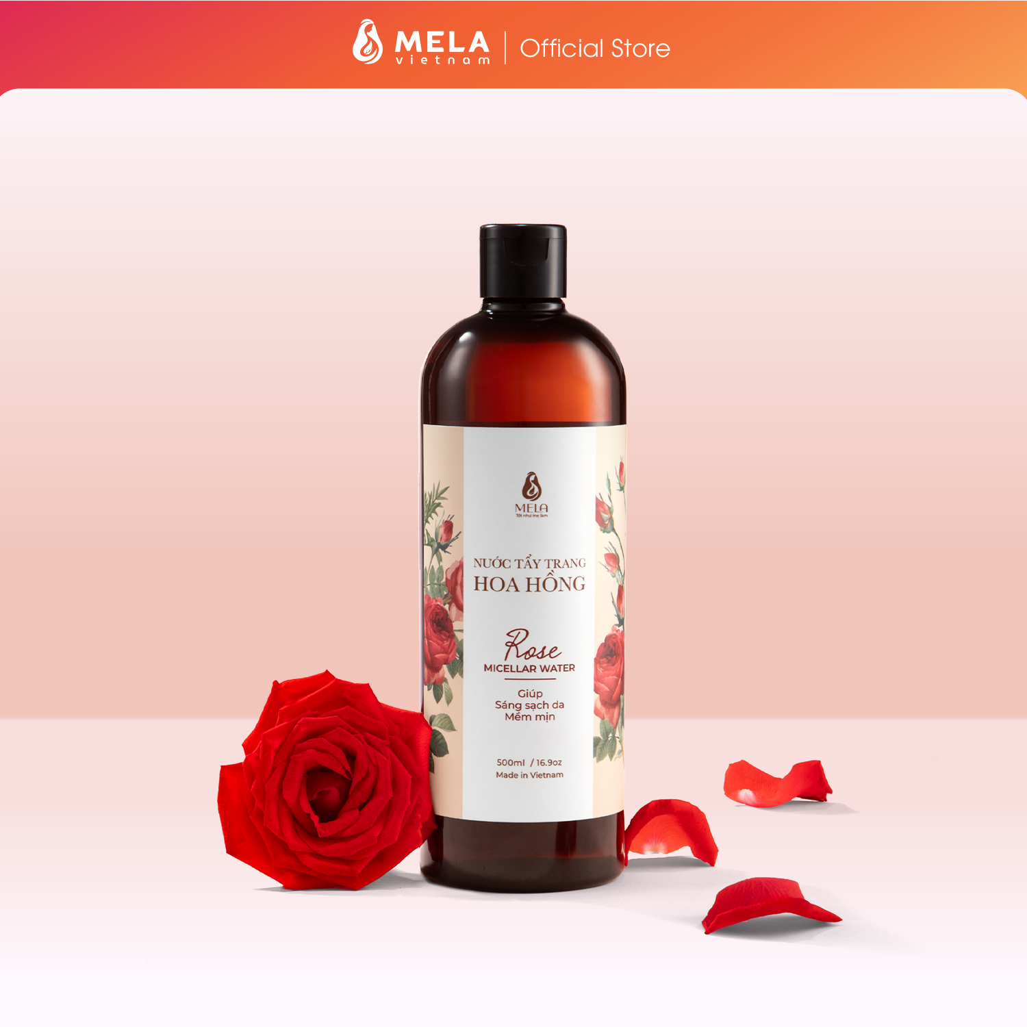 Nước tẩy trang Hoa Hồng Mela