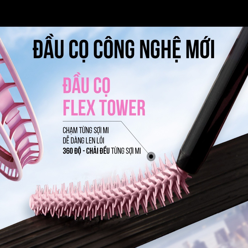 [MAYBELLINE] Mascara Maybelline Sky High Sensational chống nước lâu trôi 6ml_thumbnail_6