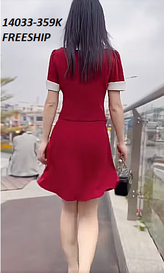 14033-Set áo kèm chân váy phổi cổ sen  ( thun)FREESHIP_thumbnail_1