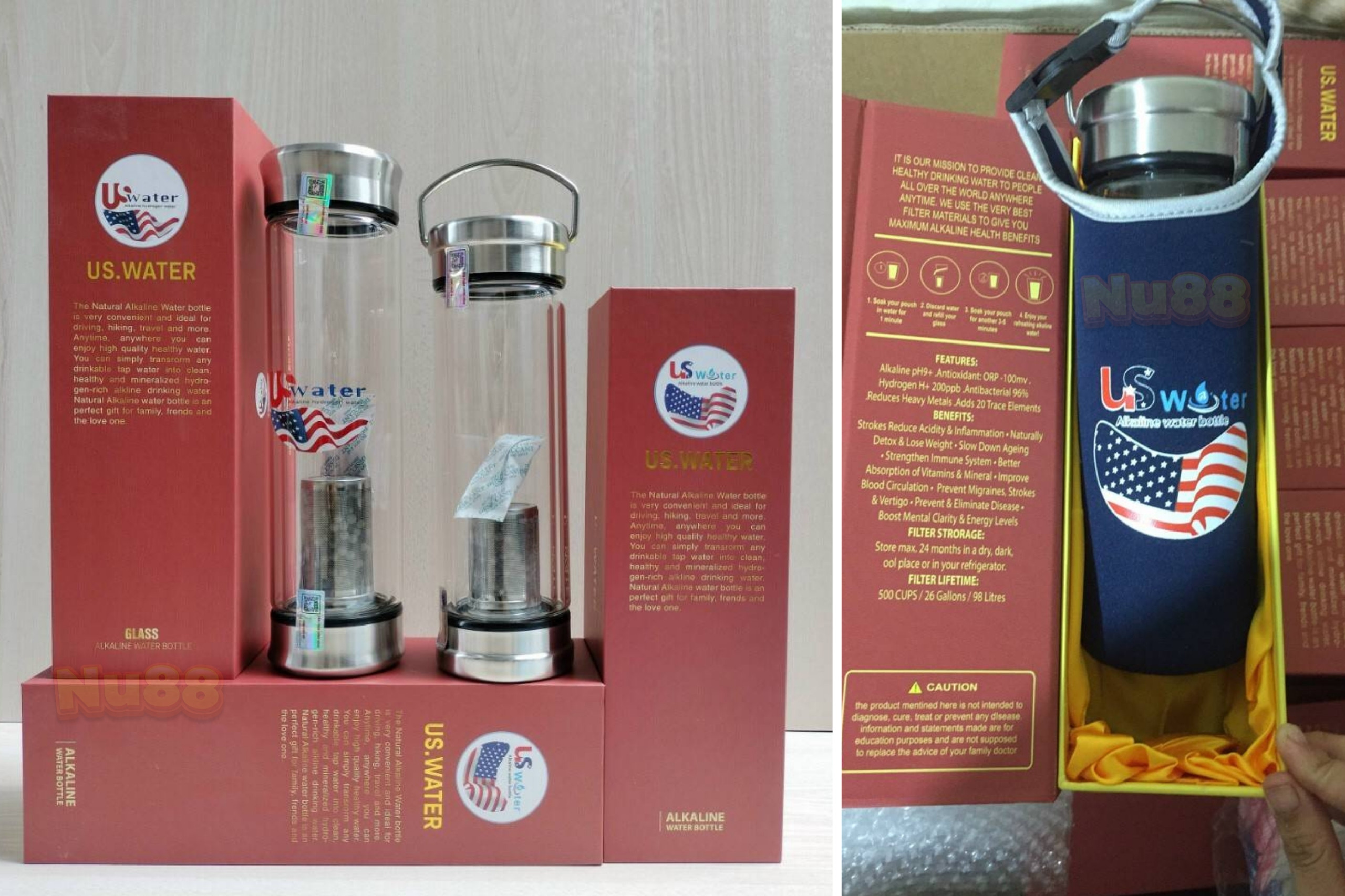 Cấu tạo của Bình Nước Ion Kiềm Us Water