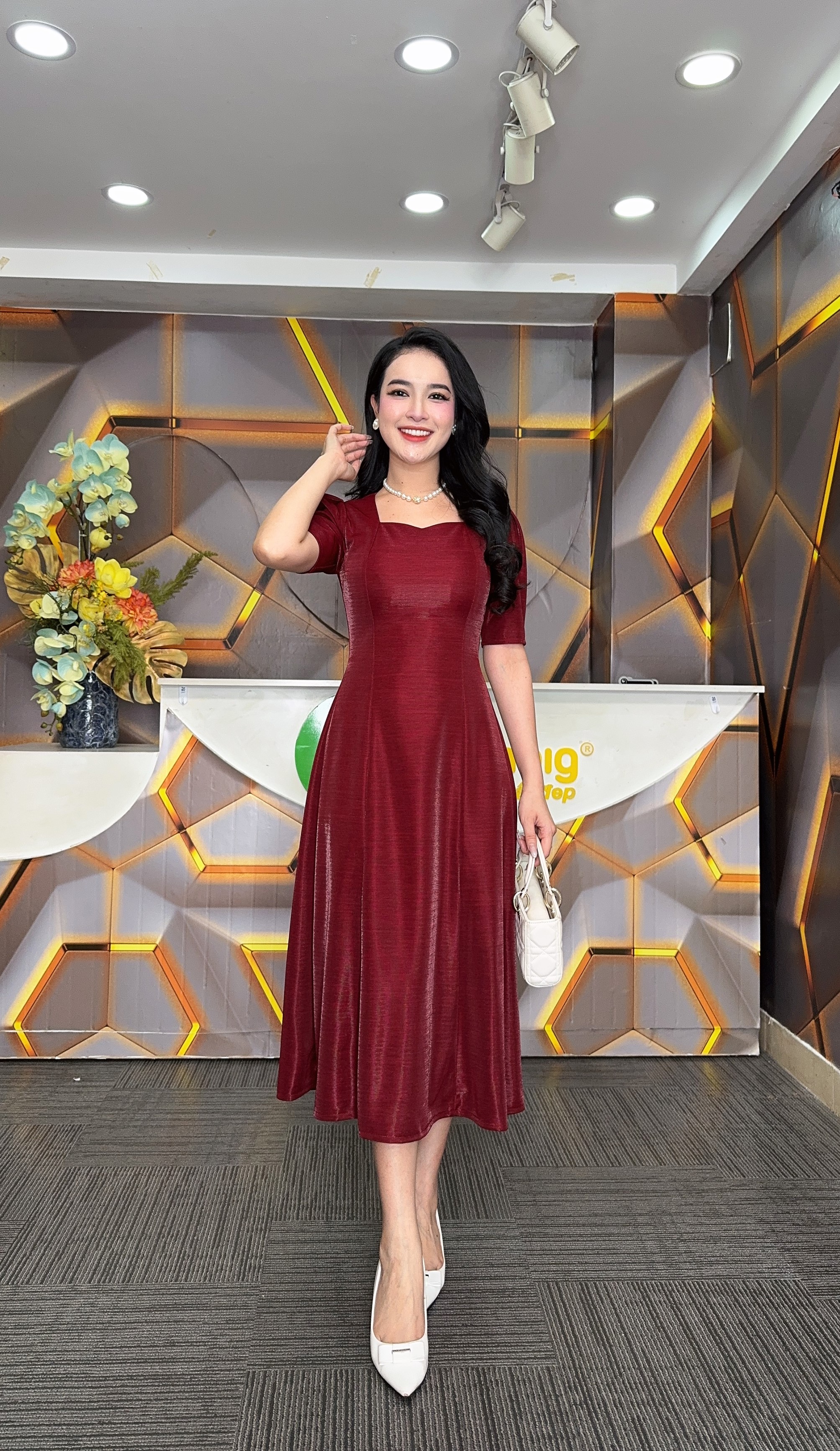 Đầm suông - Y1869 - Thương hiệu Zonbig_thumbnail_1