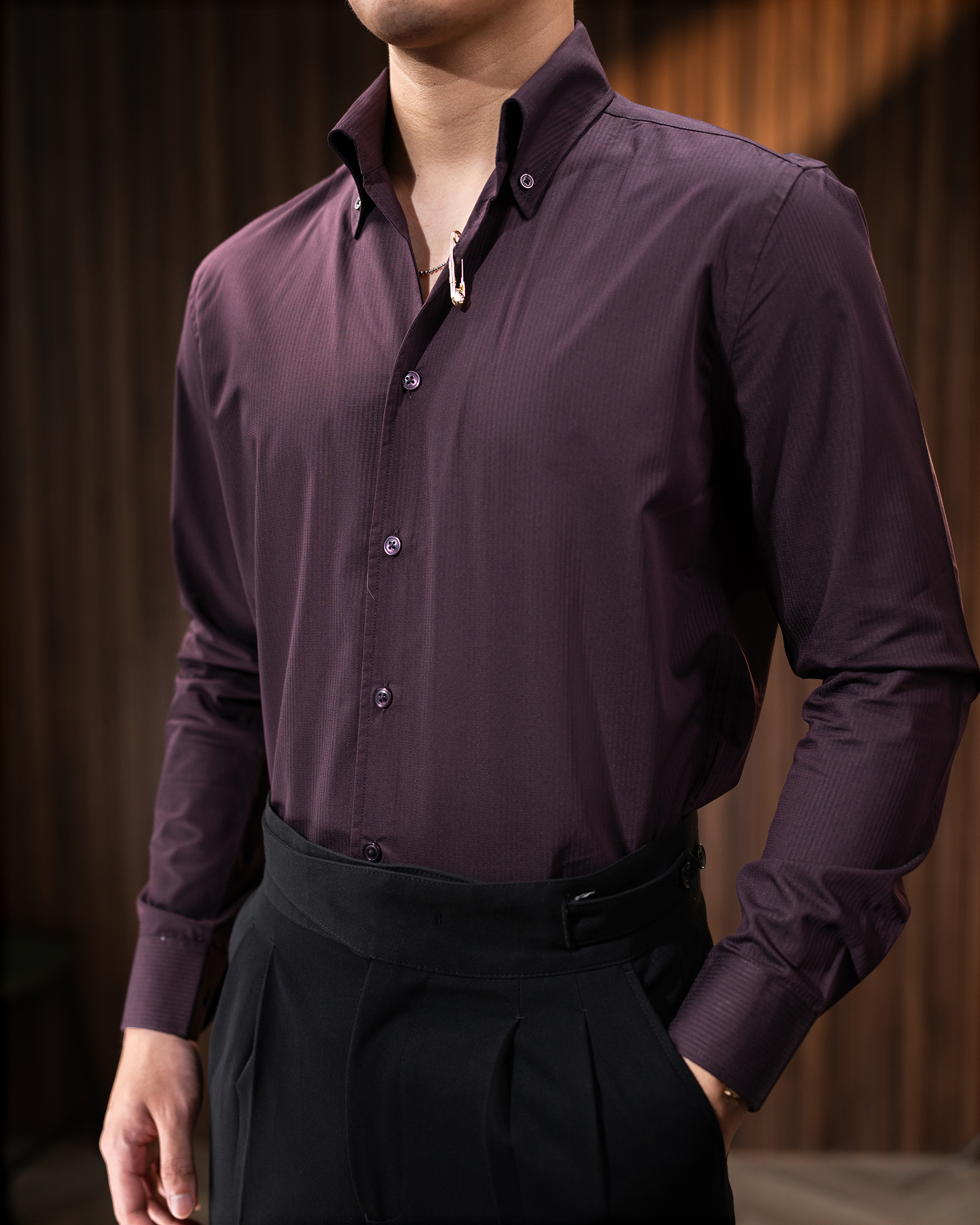 Sơ Mi Button Down Sọc Tiger Pin_thumbnail_23