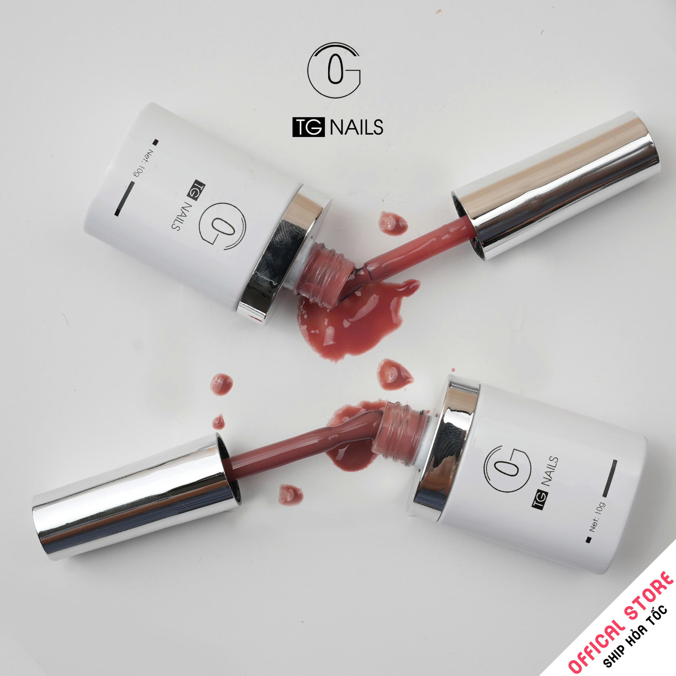 Combo 8 màu Thạch Hồng đục TG Nails kèm bảng màu_thumbnail_5