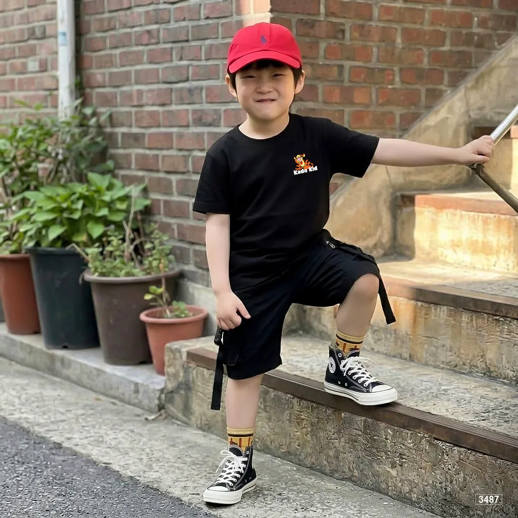 Áo thun kid unisex phong cách Hàn Quốc Kado 3487_thumbnail_3