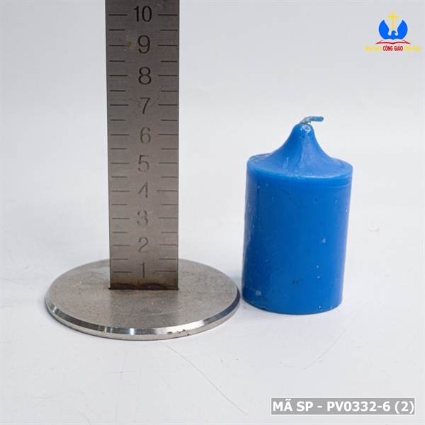 Nến Votive vỉ 6 viên màu xanh dương Vivian_thumbnail_1