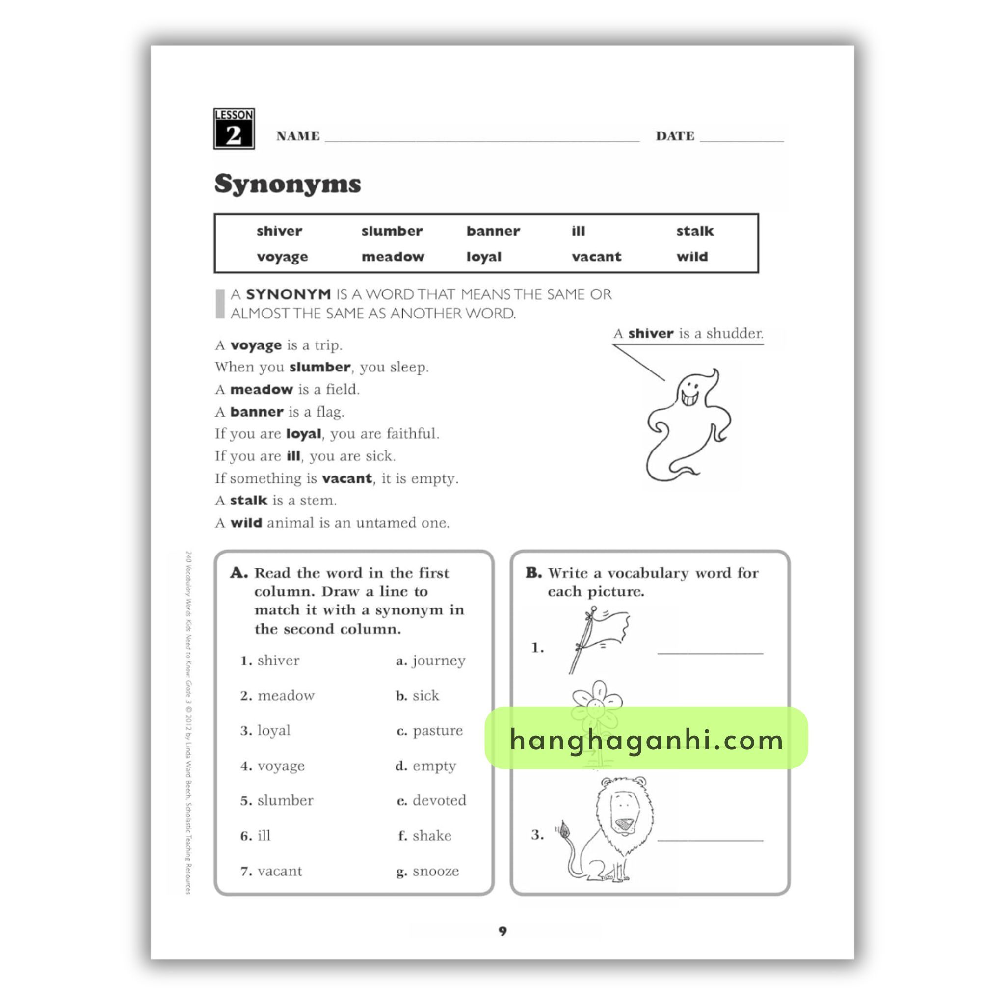 Sách 240 Vocabulary Words Kids Need To Know – Trọn bộ 6 cuốn_thumbnail_31