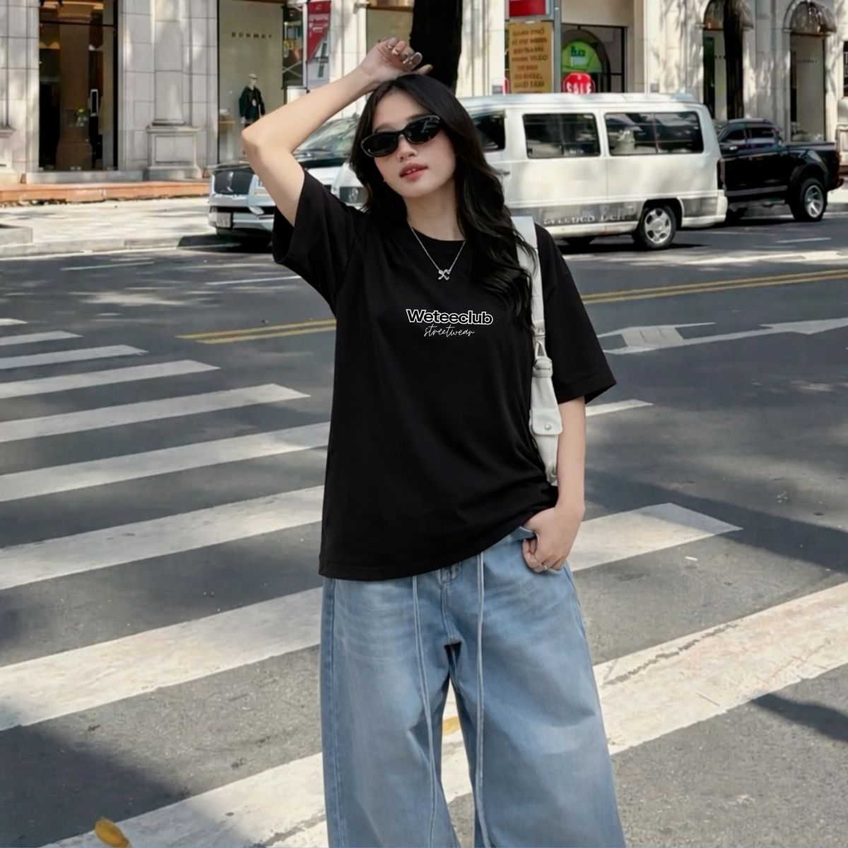 Áo thun unisex UX30-1143 WETEE Club streetwear dáng oversized local brand_thumbnail_6