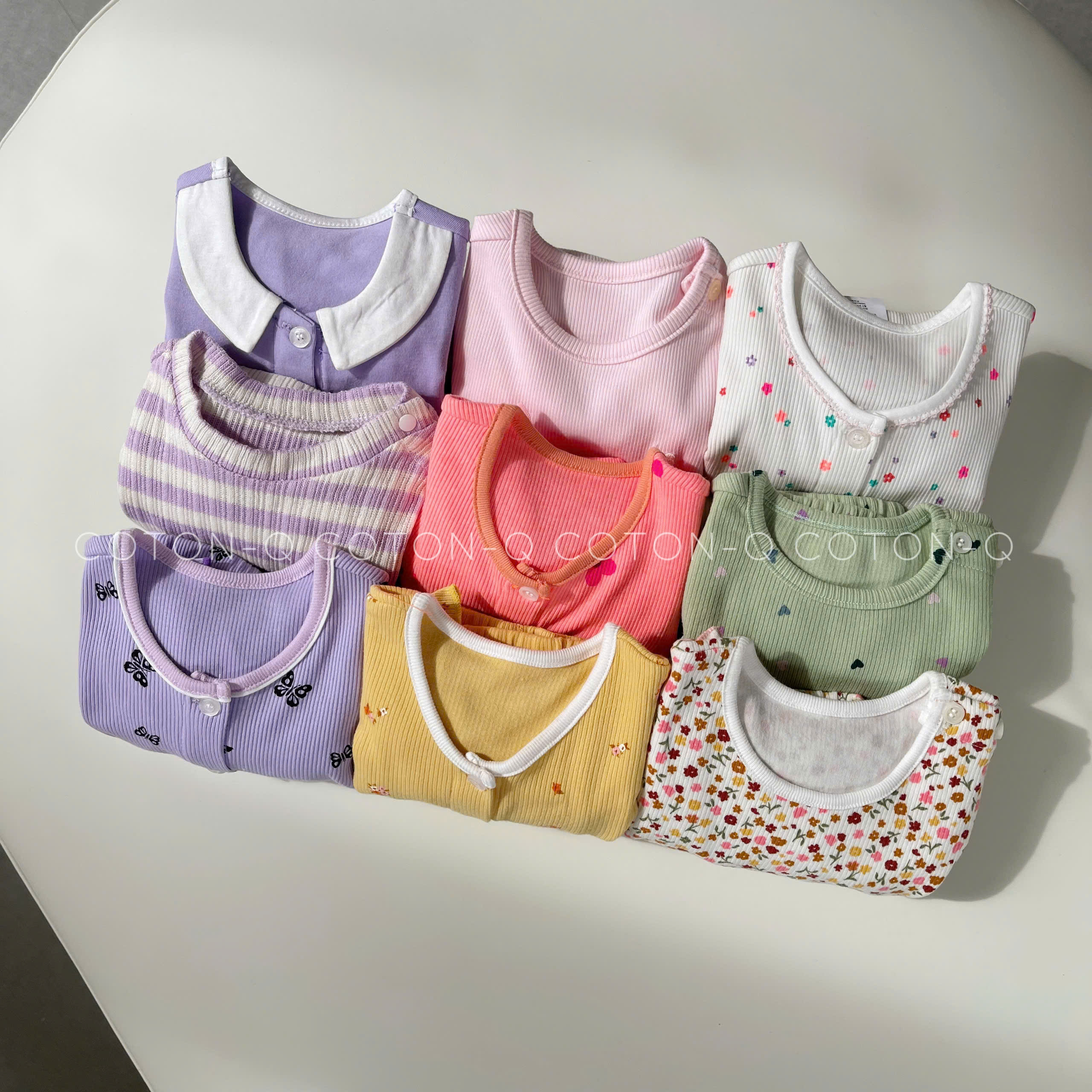 HE20 - Set 2 bộ xuất hàn bé gái ( NGẪU NHIÊN ) - ĐA SỐ LÀ MÀU TÍM