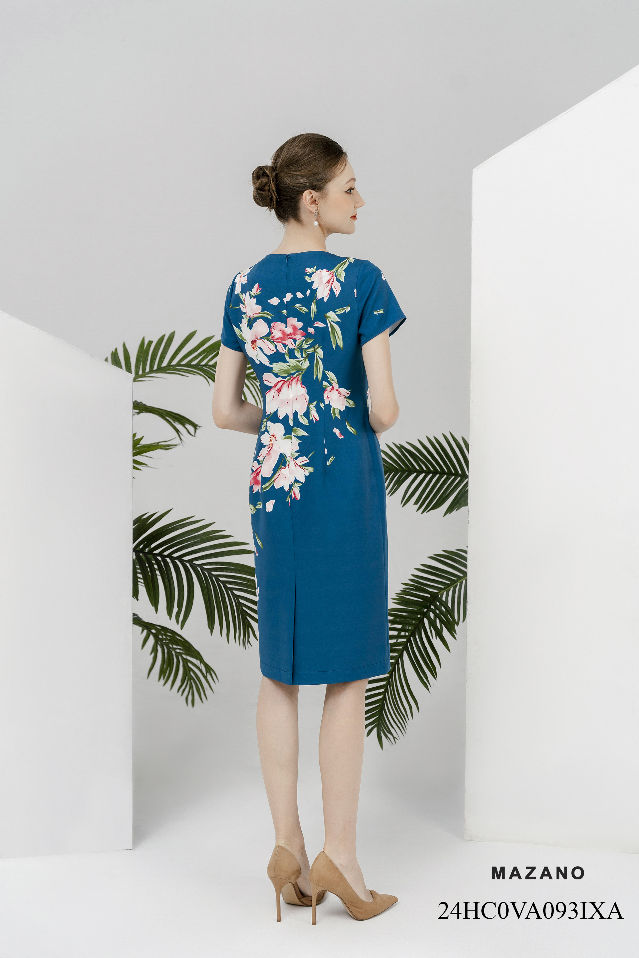 Đầm suông in hoa lan thiết kế bố cục_thumbnail_2