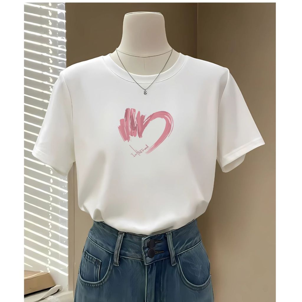 [Form Rộng] Áo phông nữ 𝐋𝐎𝐙𝐀 màu trắng chất liệu thun cotton co giãn 4 chiều - Mã G0275_thumbnail_5