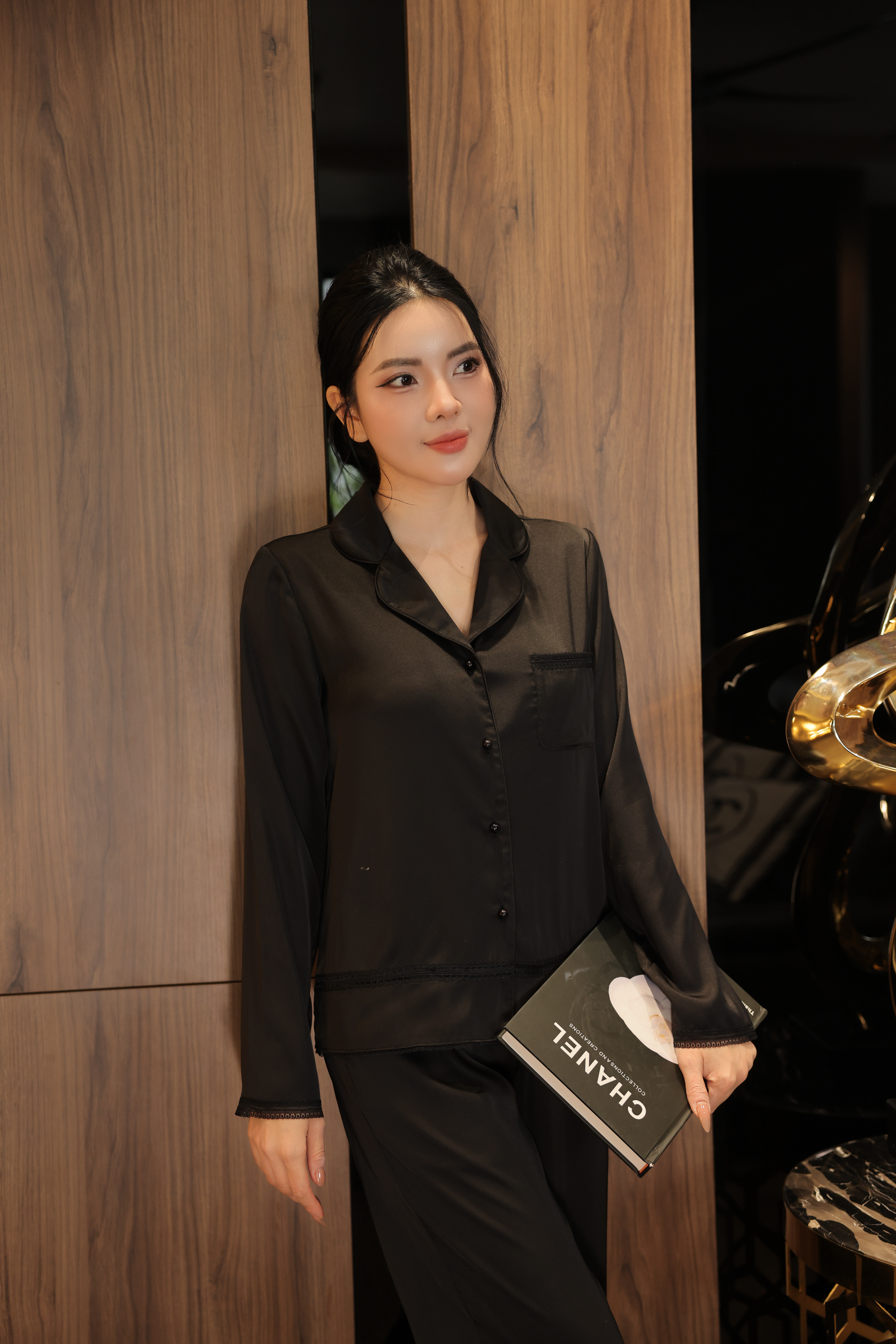 Bộ Lụa Áo Dài Tay, Quần Dài BN649_thumbnail_7