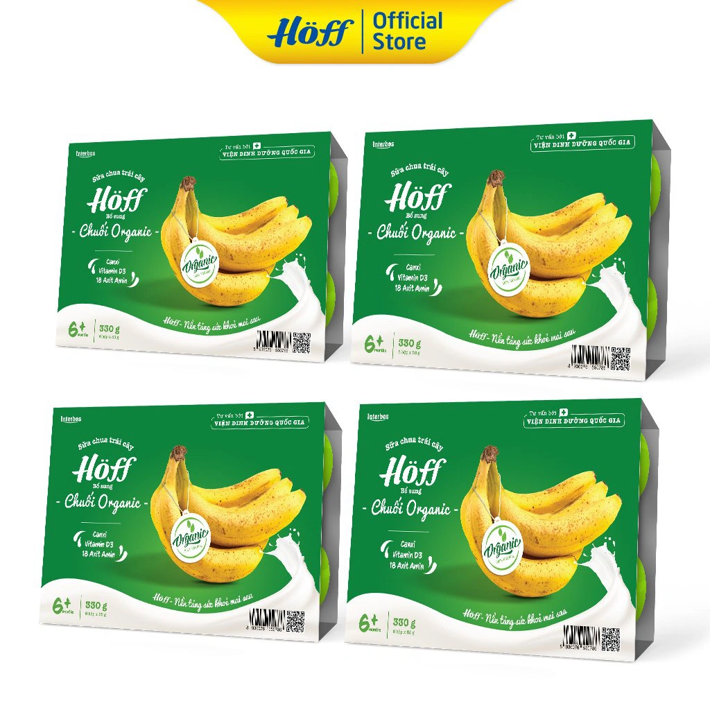Hoff - Sữa chua Chuối Organic 55gr TE T/8lốc