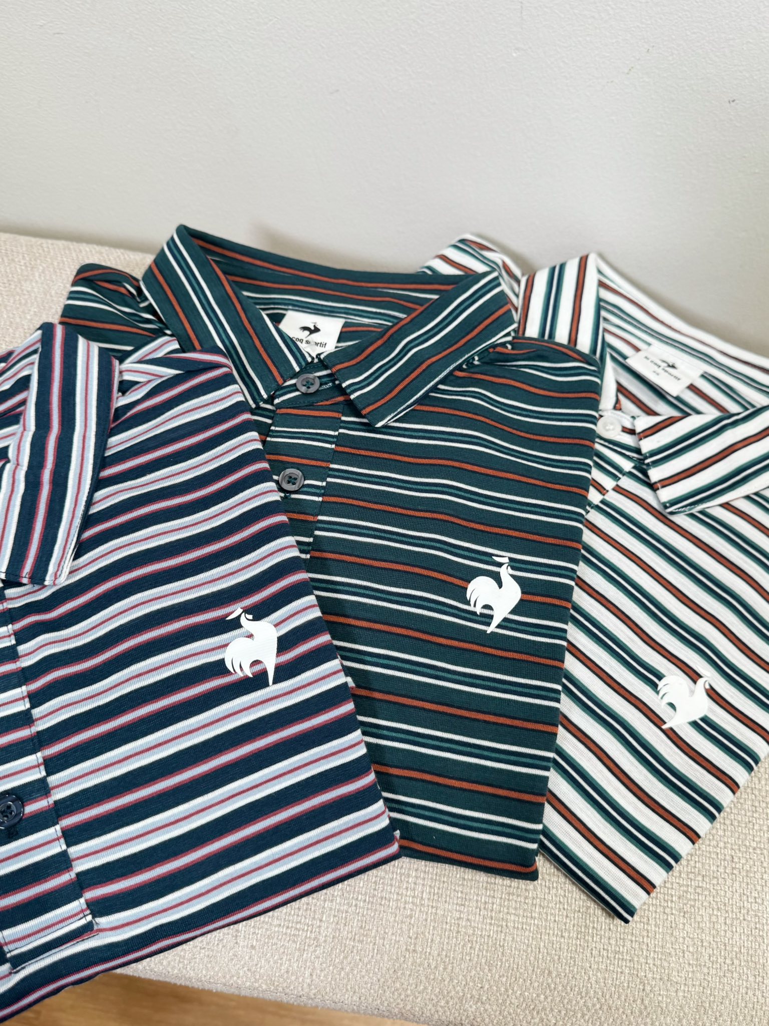 55 ÁO POLO NAM KẺ LCS  LOGO GÀ TRỐNG 3 MÀU_thumbnail_3