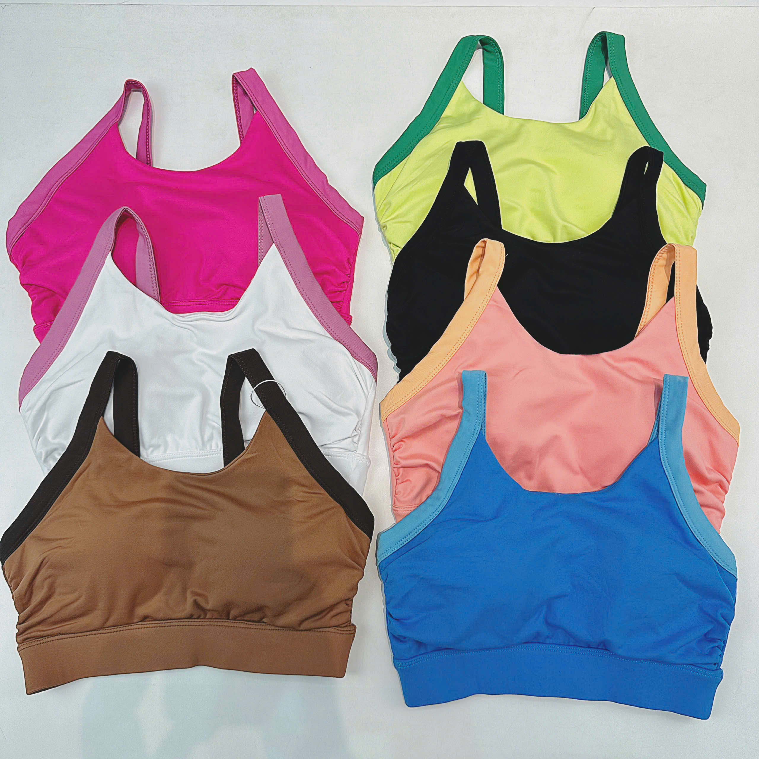 Áo Bra Thể Thao Hai Dây Mix Màu