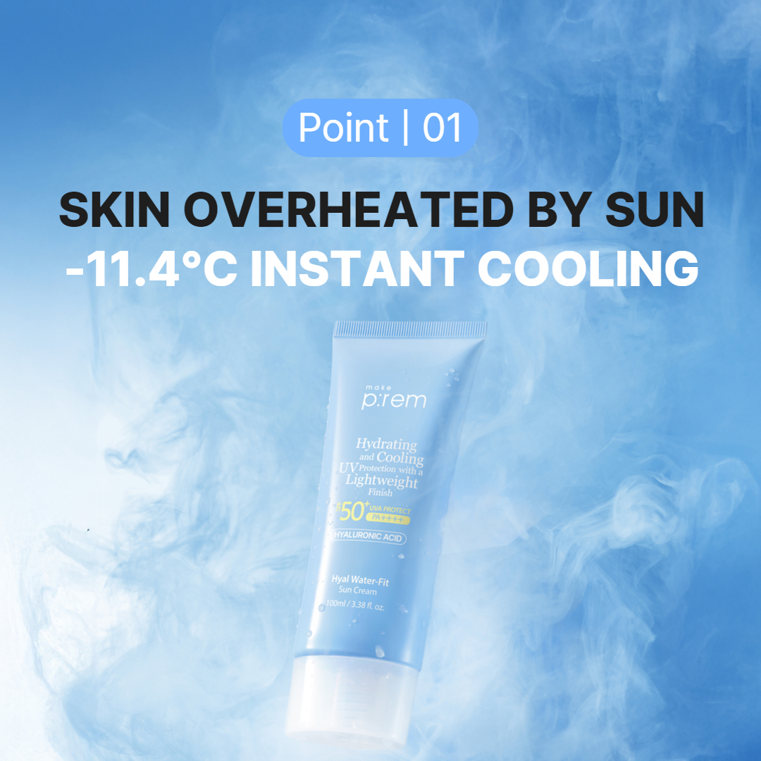 Make p:rem Hydrating and Colling UV Protecting with Lightweight Finish SPF 50+ PA++++ 100ml_thumbnail_6