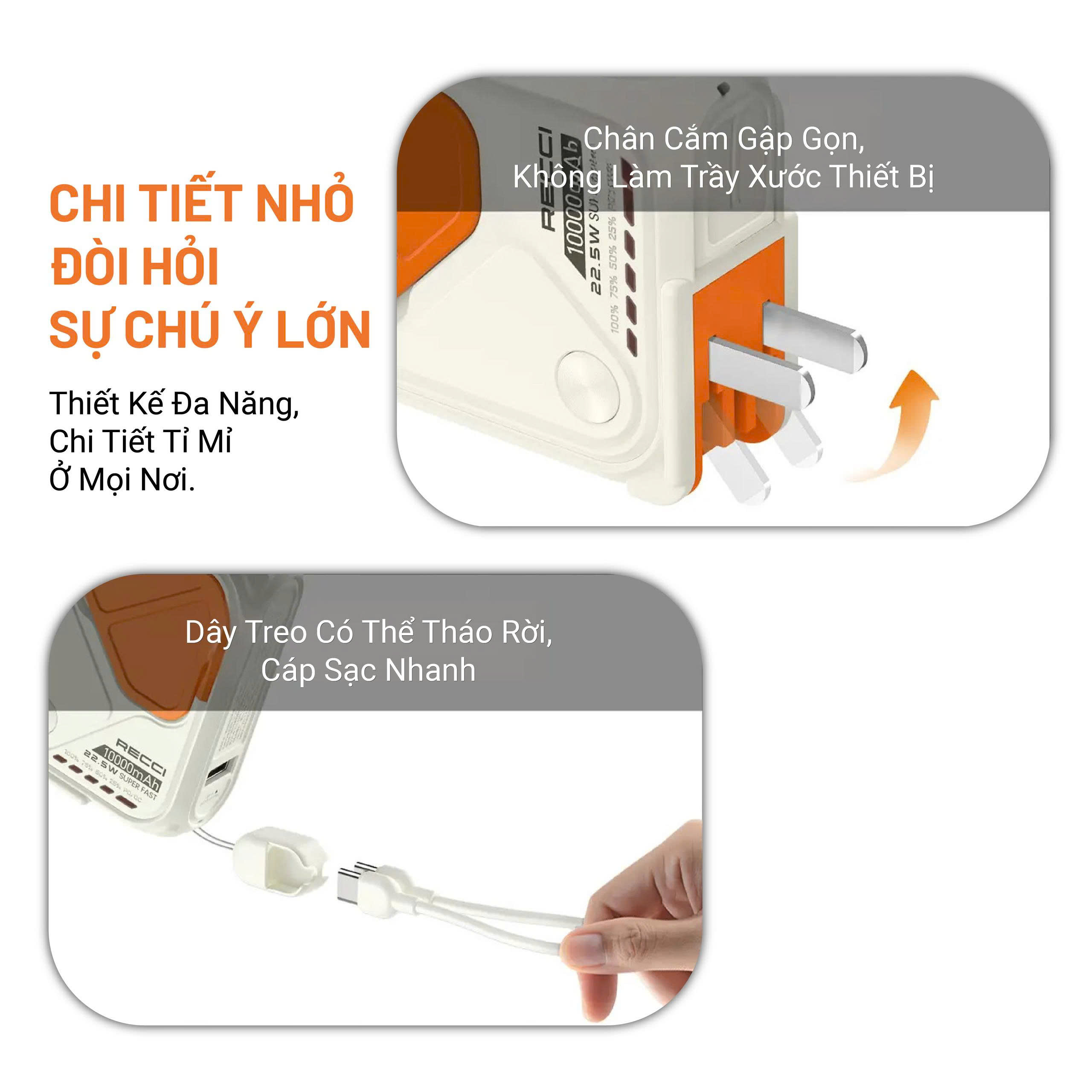 Sạc dự phòng Recci Trắng - RPB-A06-WHITE_thumbnail_4
