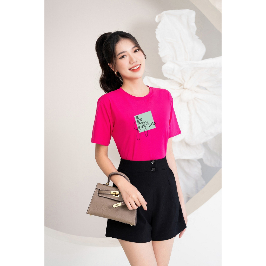 [Form Vừa] Áo thun form vừa in chữ chất liệu Cotton Compact LOZA - VT203126_thumbnail_3