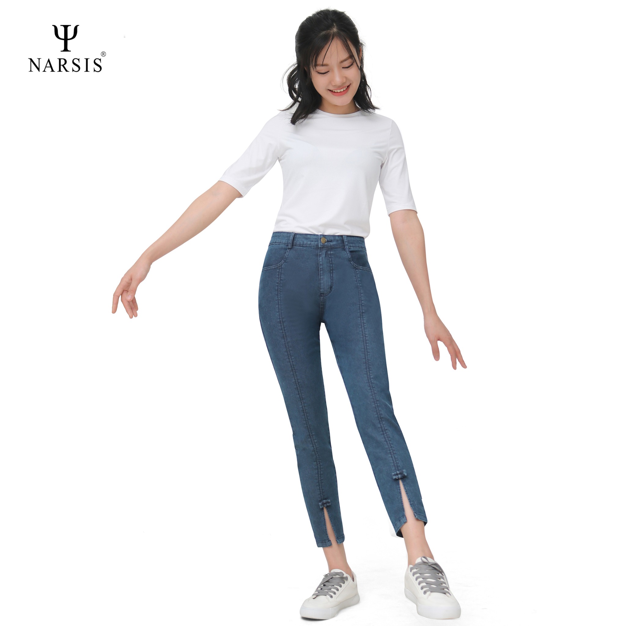 QUẦN NỮ P9026 NARSIS CHẤT LIỆU JEAN BỀN BỈ, CÁ TÍNH, TRẺ TRUNG, THỜI TRANG, TRẺ TRUNG, THỜI TRANG_thumbnail_2