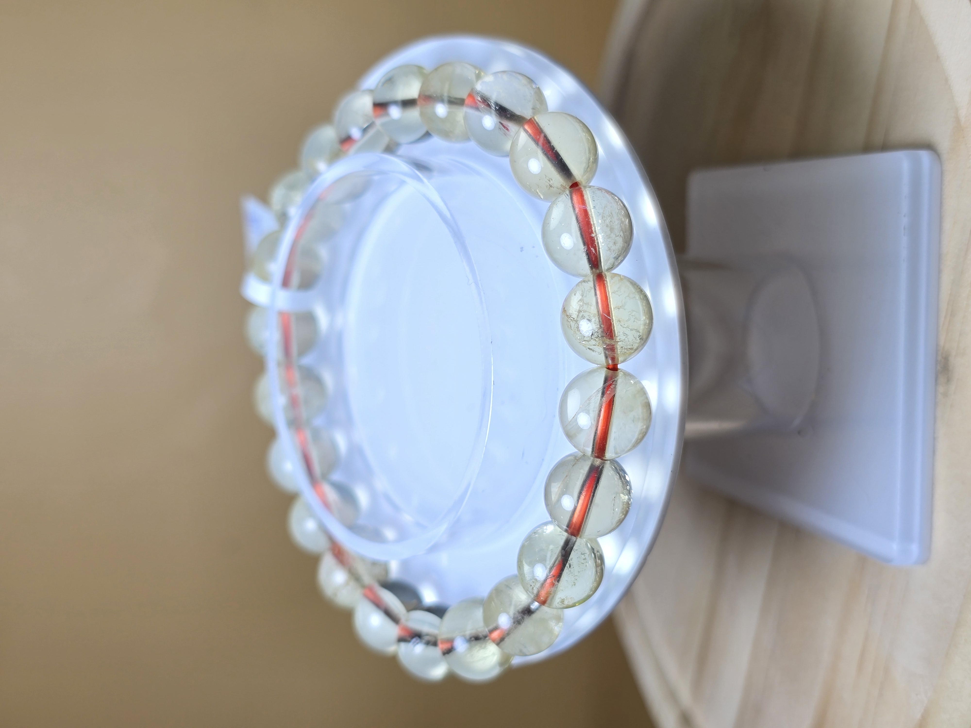 Vòng Đá Thạch Anh Vàng Citrine Tự Nhiên