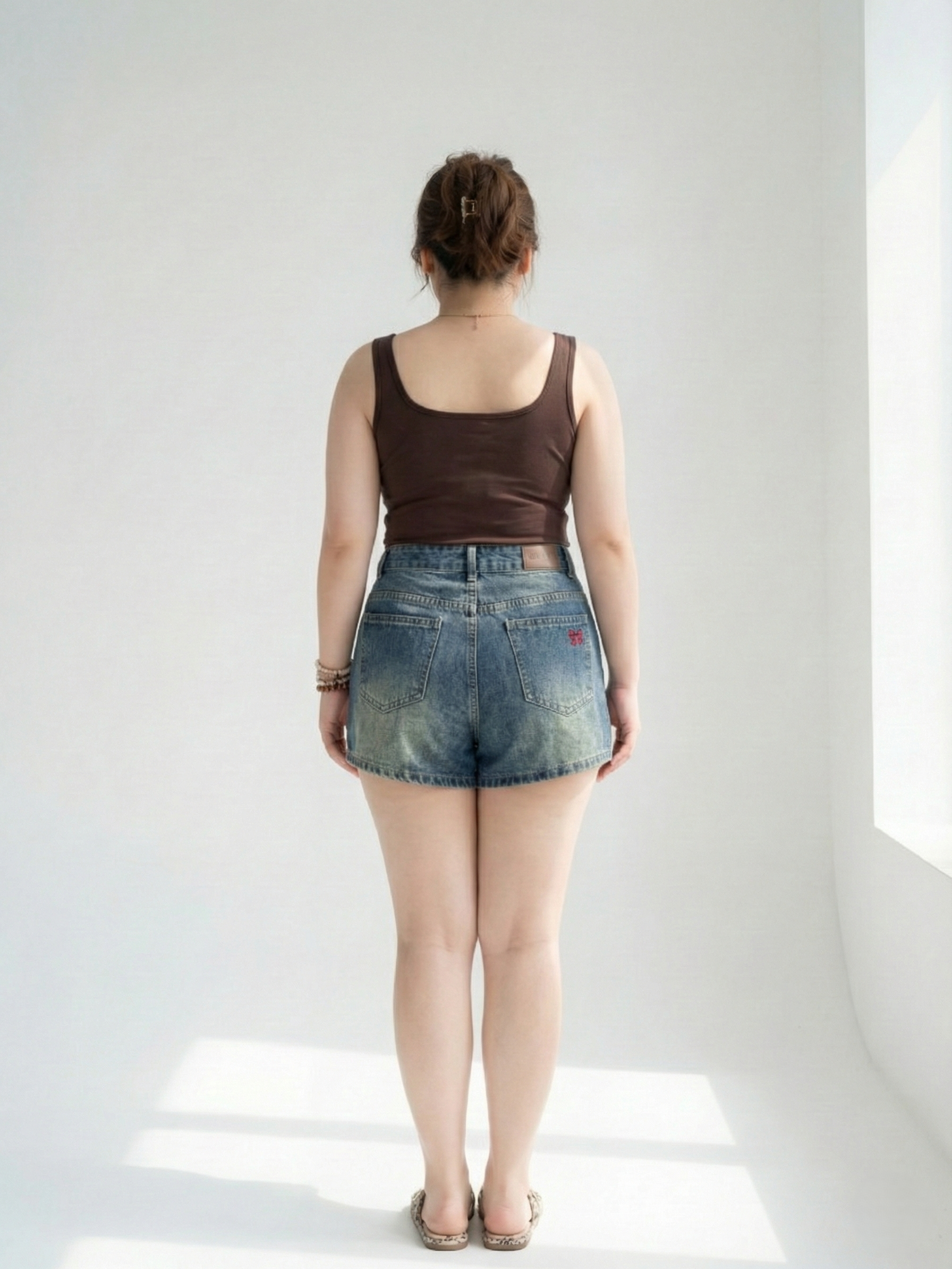 BIGSIZE NỮ - Quần short rách thêu nơ T-QSJ10032_thumbnail_1