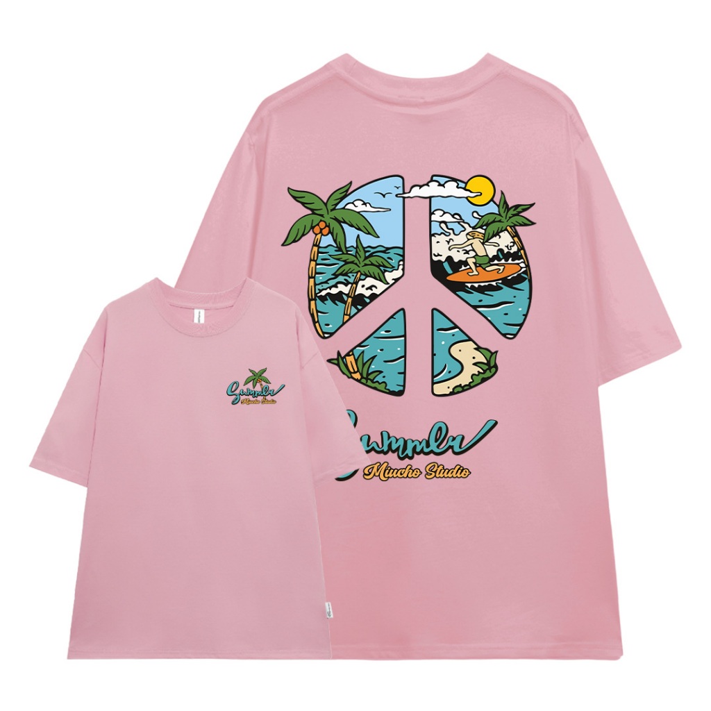 Áo phông nam mùa hè form rộng nhiều màu ATD1033 Miucho Man tay ngắn cổ tròn in mix_thumbnail_18