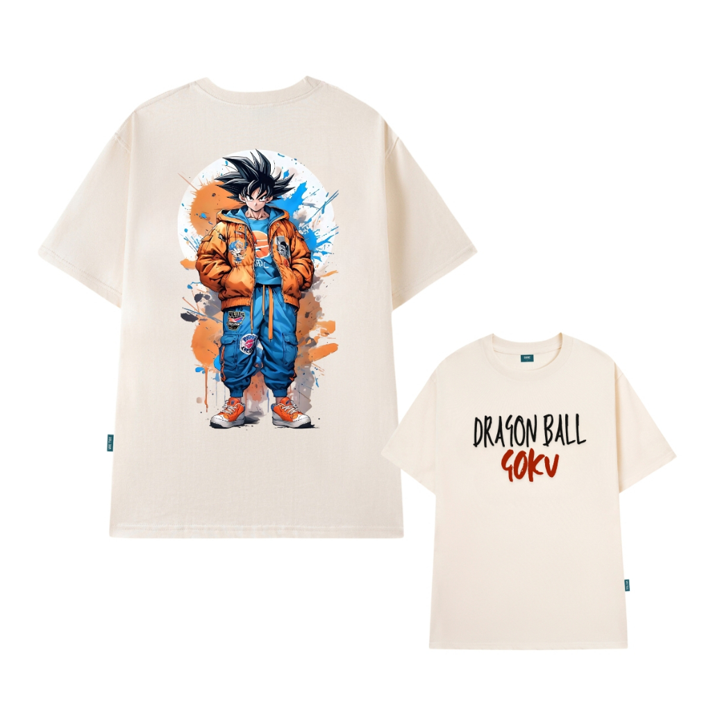 Áo thun nam local brand 𝐖𝐞 𝐓𝐞𝐞 Dragon Ball Goku dáng oversize form rộng - T023_thumbnail_7