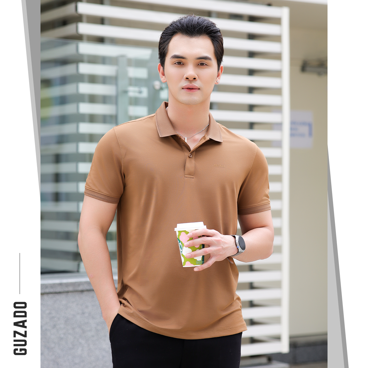 Áo Polo Nam Guzado Chất Vải Coolmax (6 Màu) GPS203_thumbnail_20