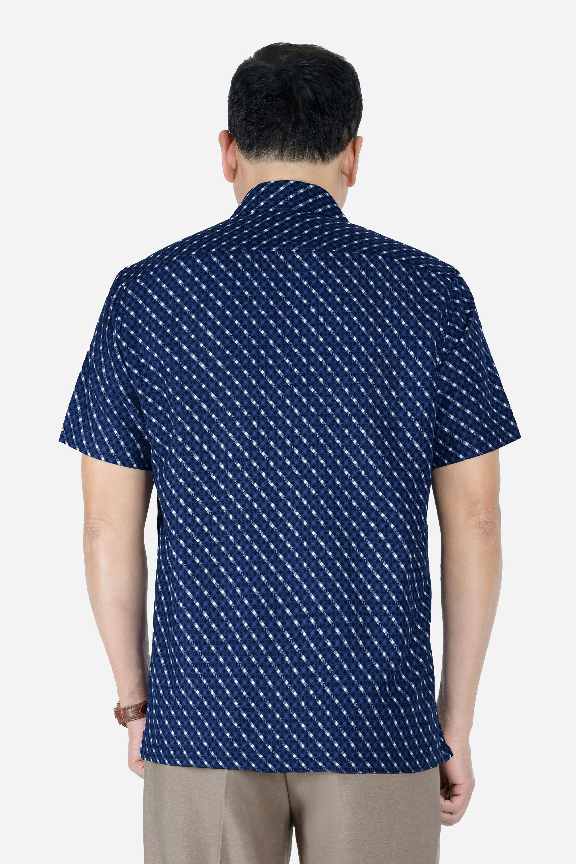 Sơ Mi Họa Tiết Nam Trung Niên ANCHI Chất Liệu Cotton Phom Suông Vạt Ngang Màu Cổ Vịt_thumbnail_26